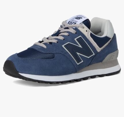 New Balance Women's 574 Core Sneaker Navy With White